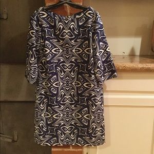Great navy print dress